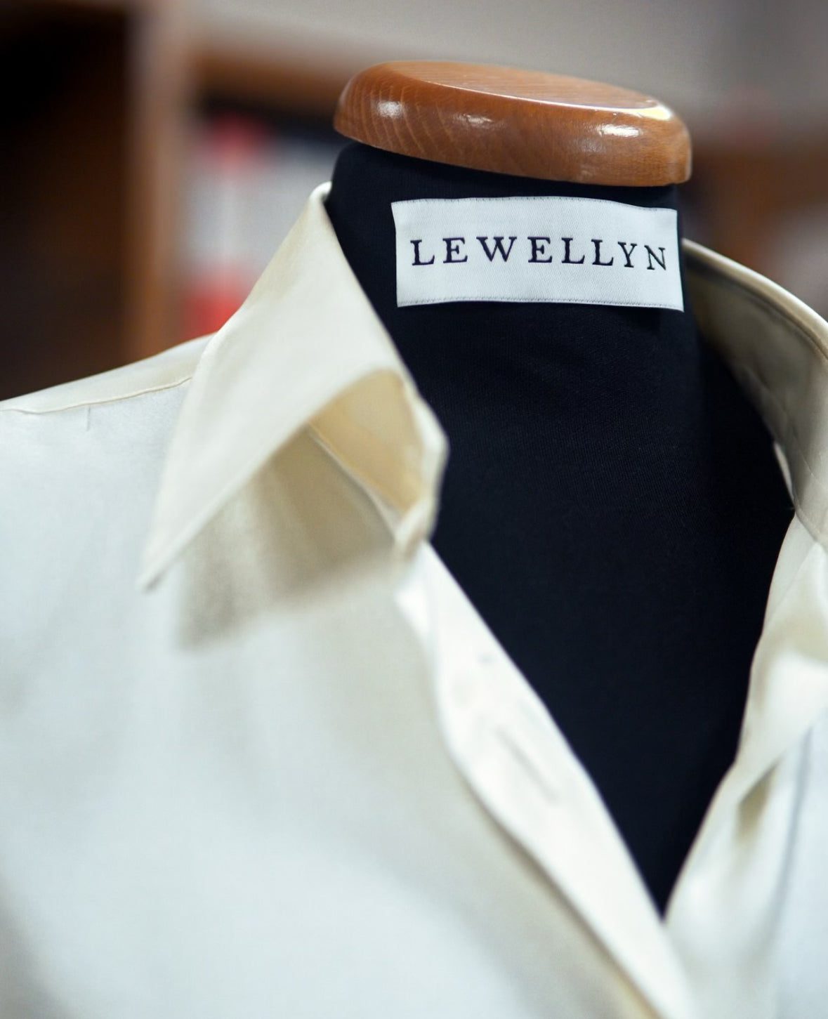 The Carolyn Ivory Silk Shirt
