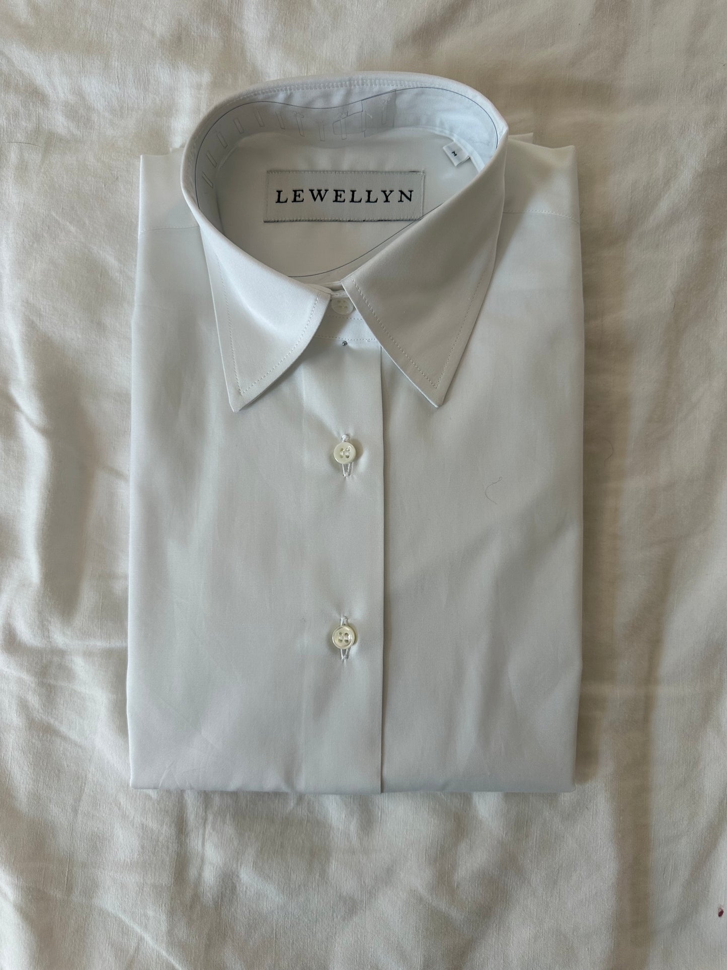 The Jackie Button Down in White