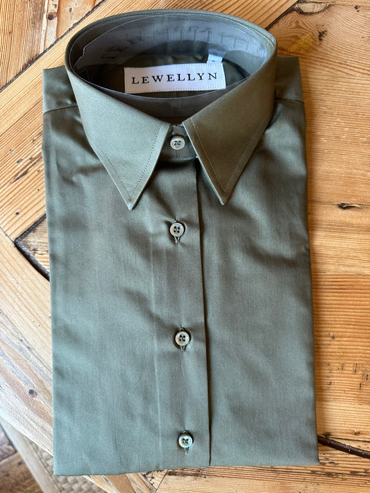 The Jackie Button Down in Green